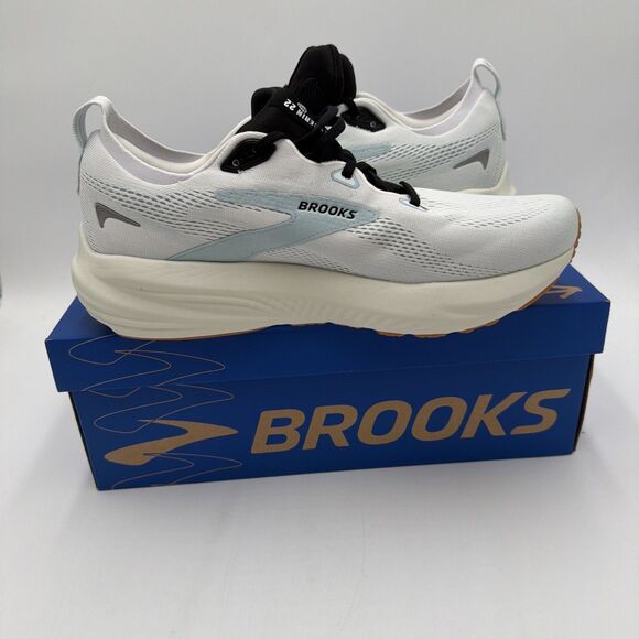 Brooks Men's Glycerin 22 Running Shoes Bright White/ Winter Sky/Black 13-NWB - Picture 5 of 9